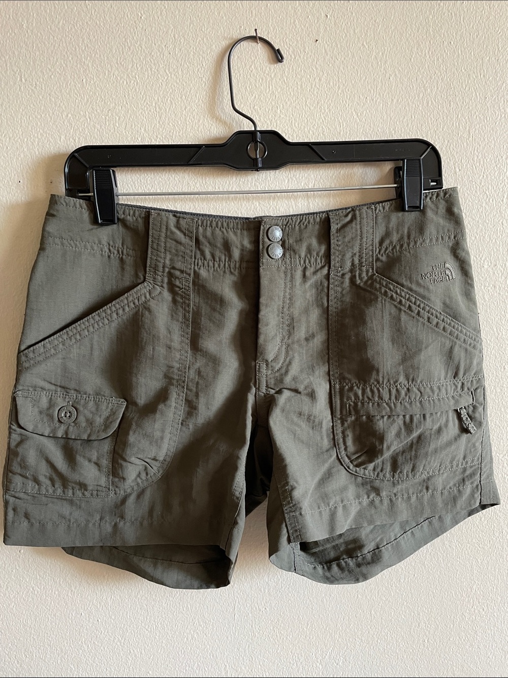 The North Face Olive Green Utility Cargo Shorts